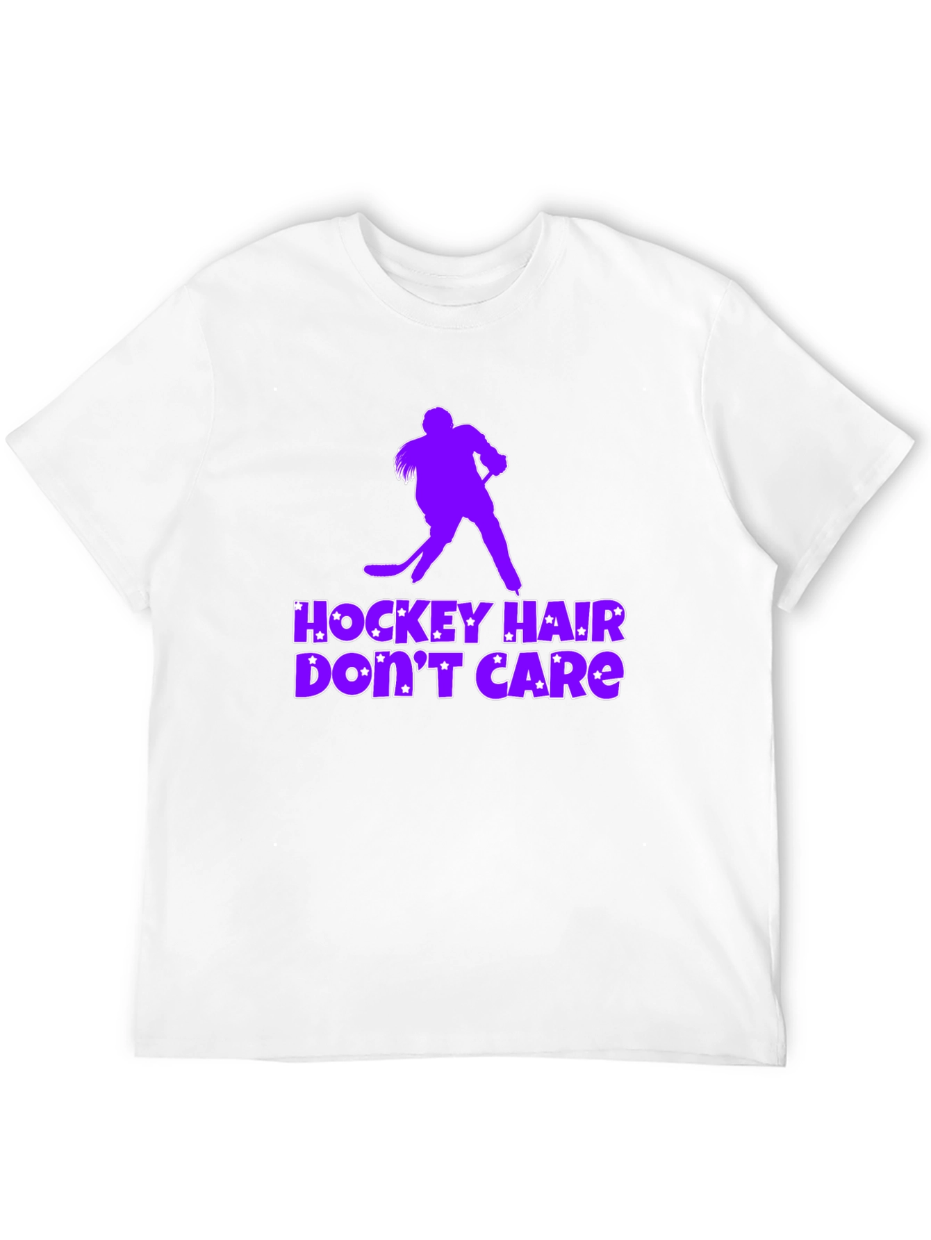 Hockey Hair Dont Care T-Shirt
