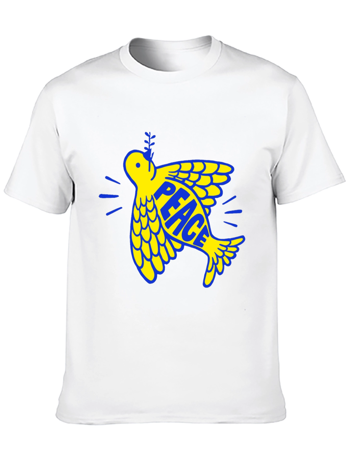 Peace Dove Graphic Tee - Ukraine Solidarity T-Shirt