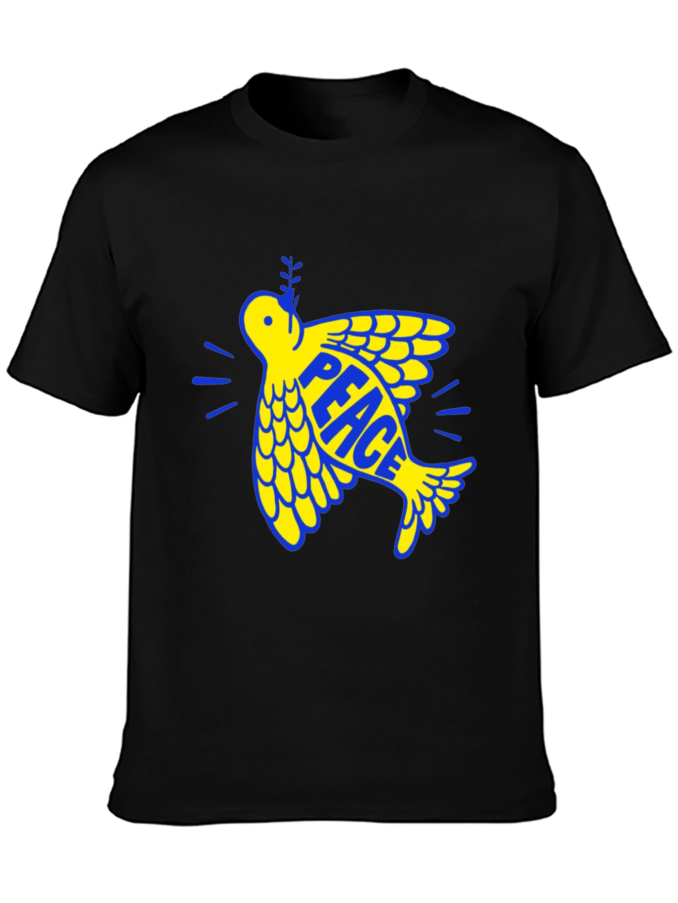 Peace Dove Graphic Tee - Ukraine Solidarity T-Shirt