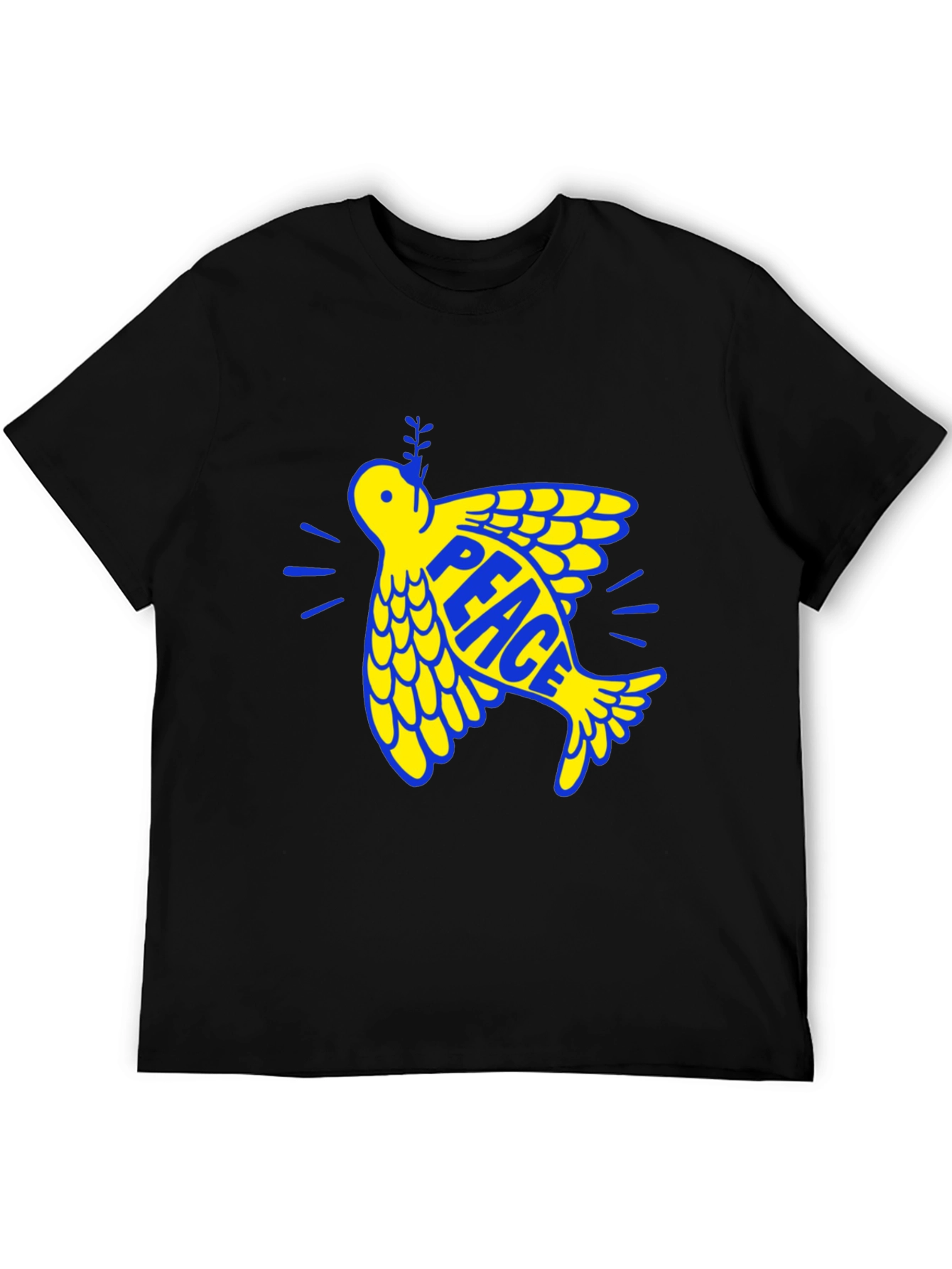 Peace Dove Graphic Tee - Ukraine Solidarity T-Shirt