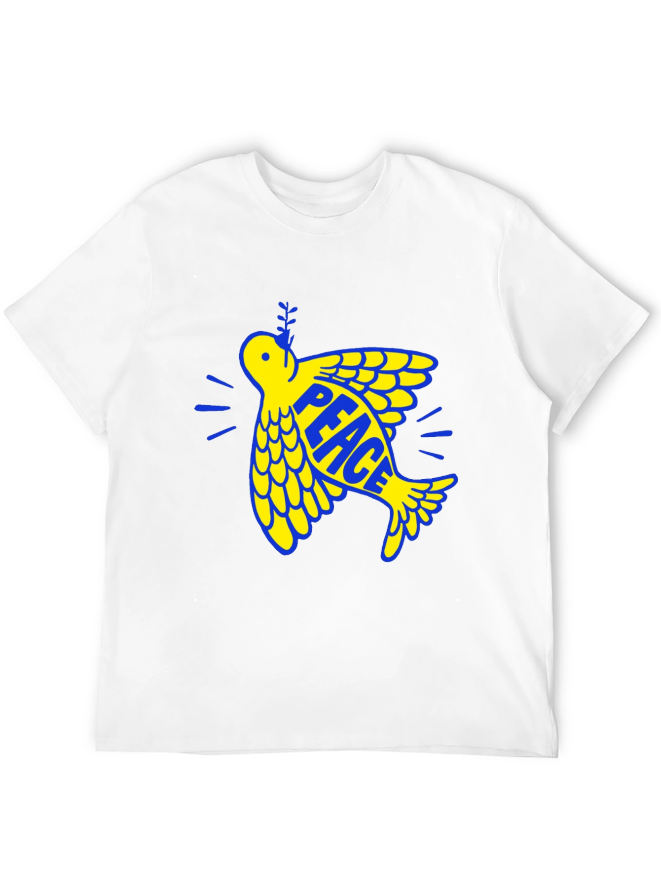 Peace Dove Graphic Tee - Ukraine Solidarity T-Shirt
