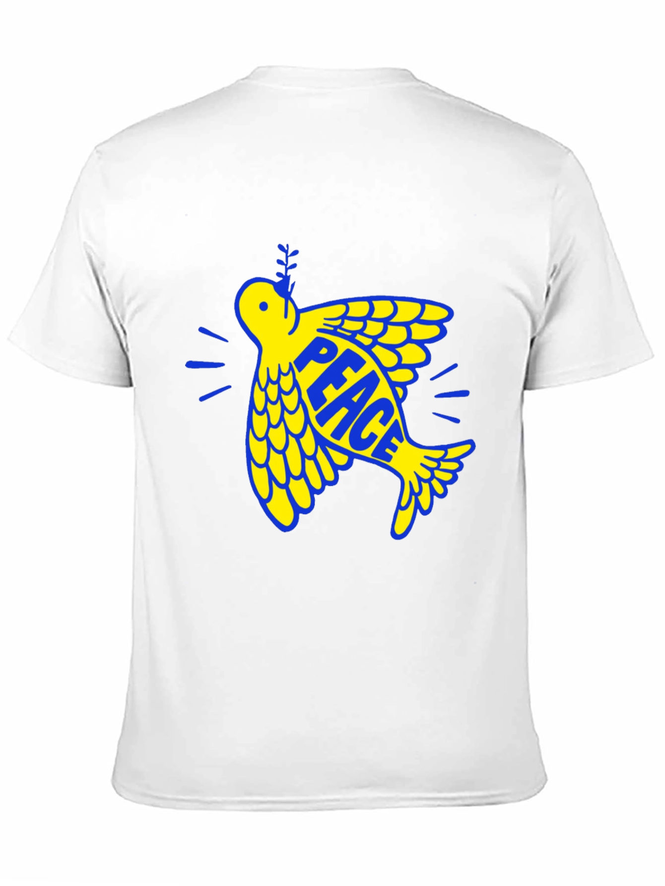 Peace Dove Graphic Tee - Ukraine Solidarity T-Shirt
