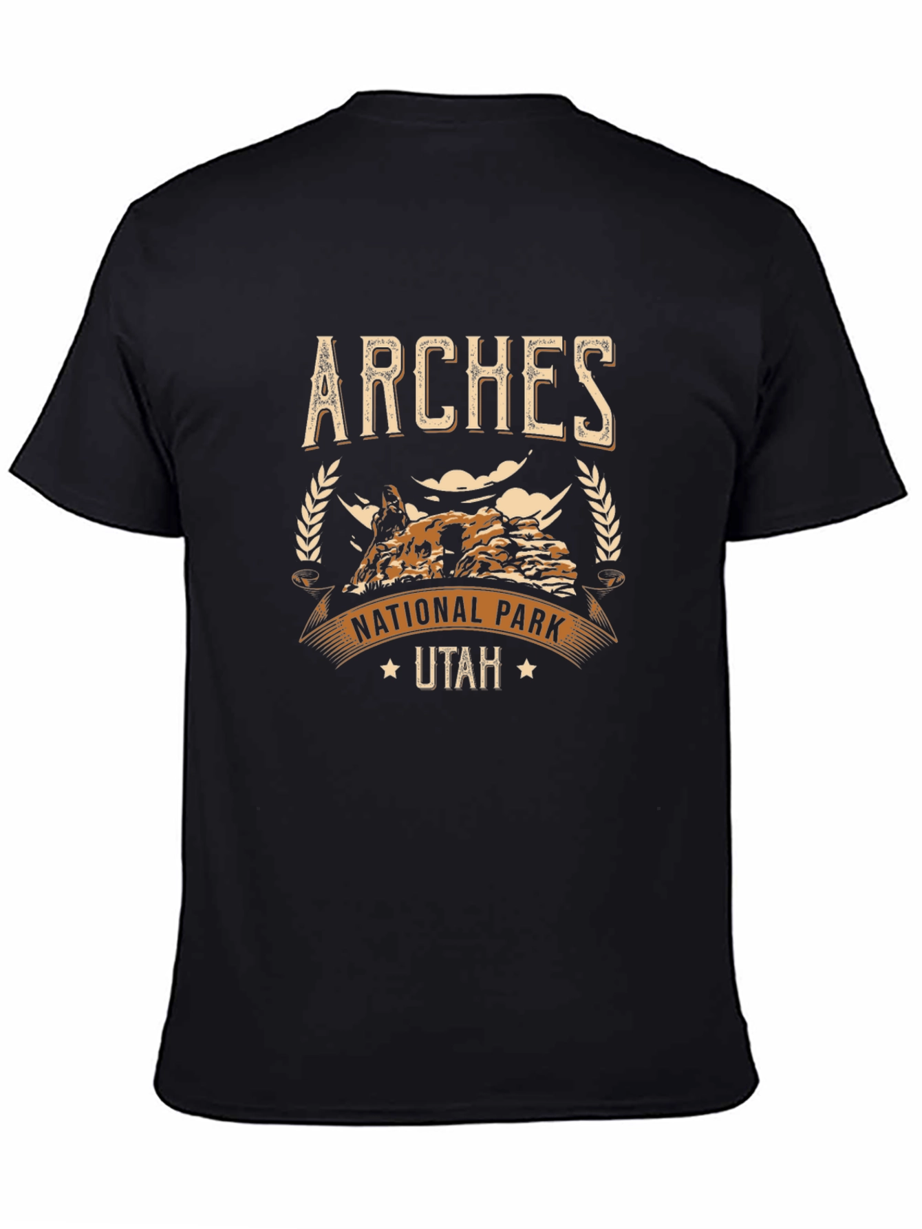 Arches National Park Utah Black T-Shirt