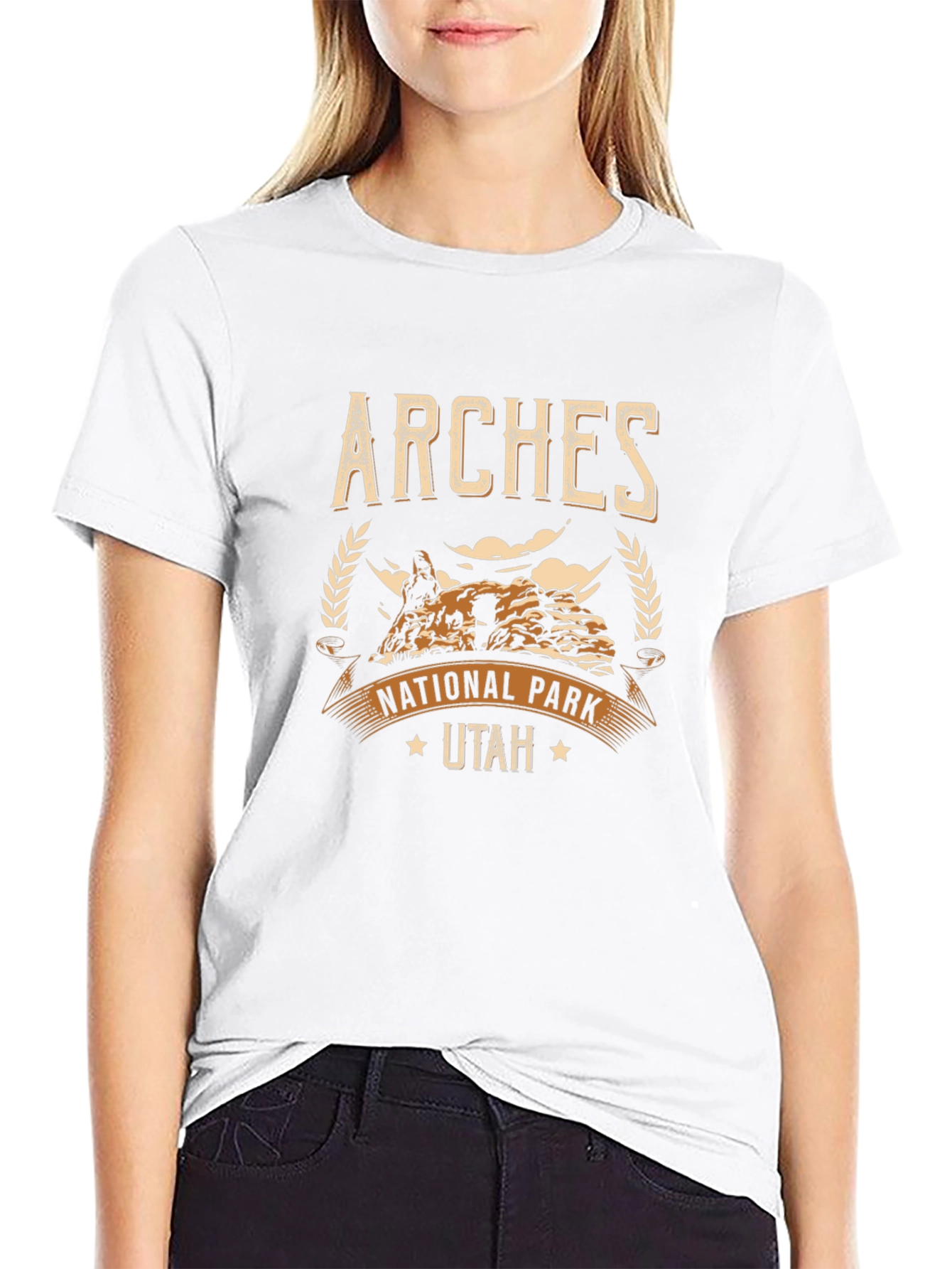 Arches National Park Utah Black T-Shirt