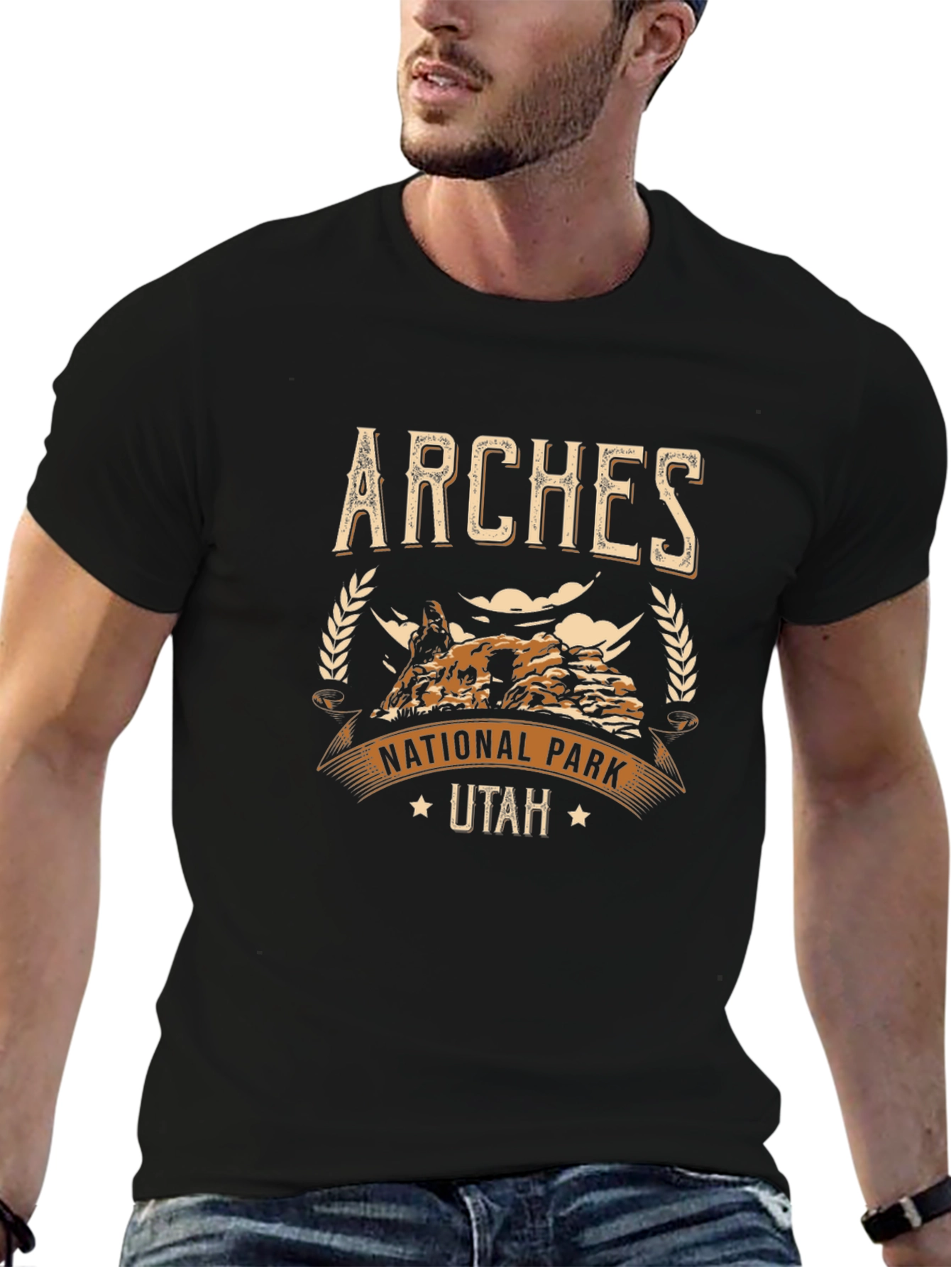 Arches National Park Utah Black T-Shirt