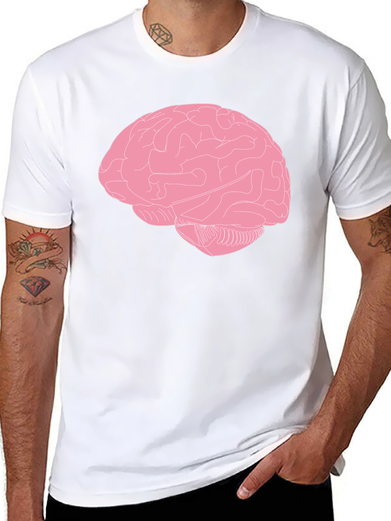 Brain Graphic T-Shirt - Smart & Stylish!