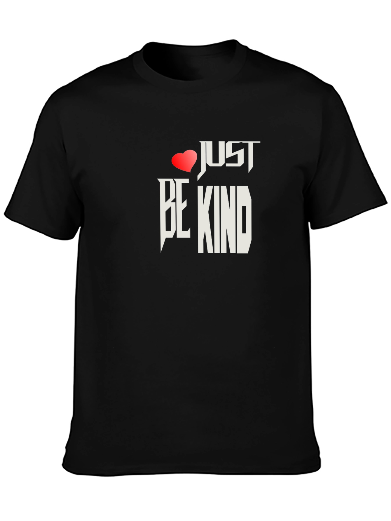 Just Be Kind Graphic Black Tee