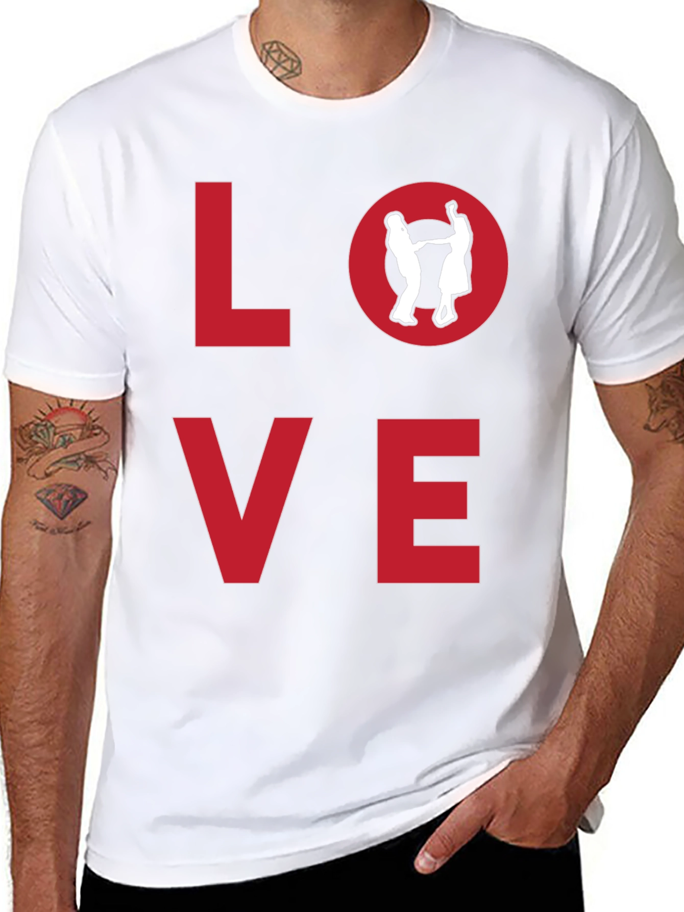 Love Dance Graphic T-Shirt - Stylish Casual Wear