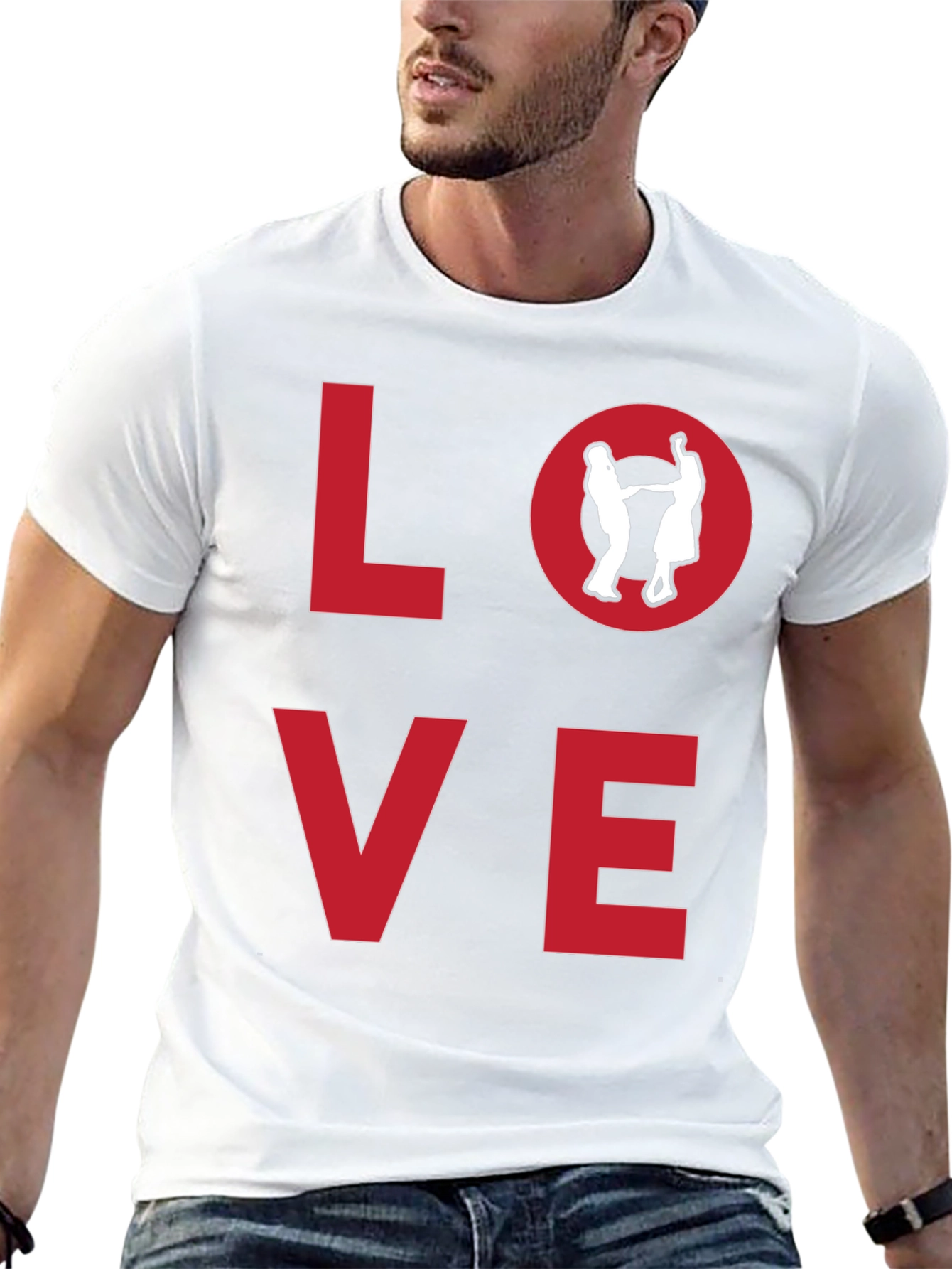 Love Dance Graphic T-Shirt - Stylish Casual Wear