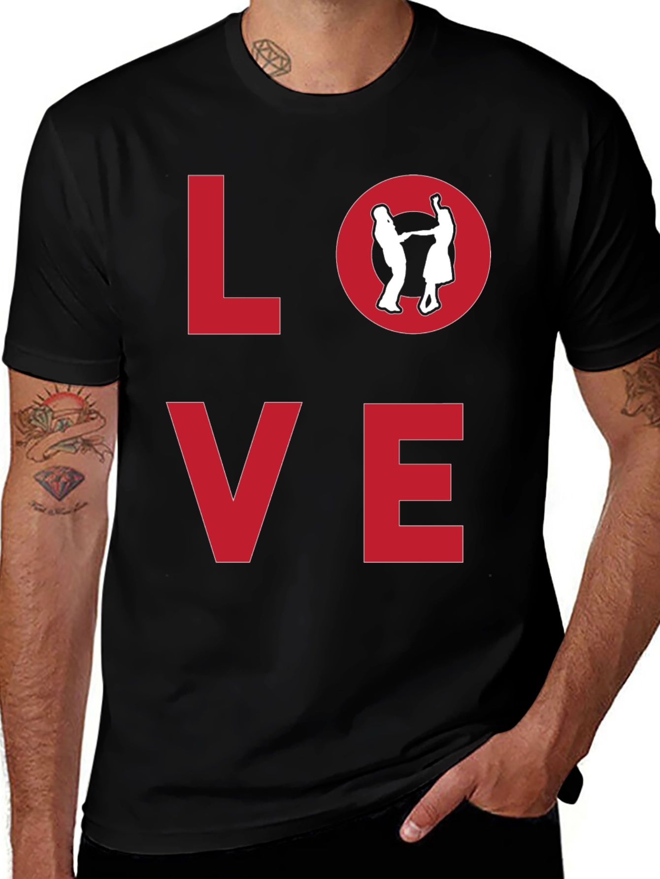 Love Dance Graphic T-Shirt - Stylish Casual Wear