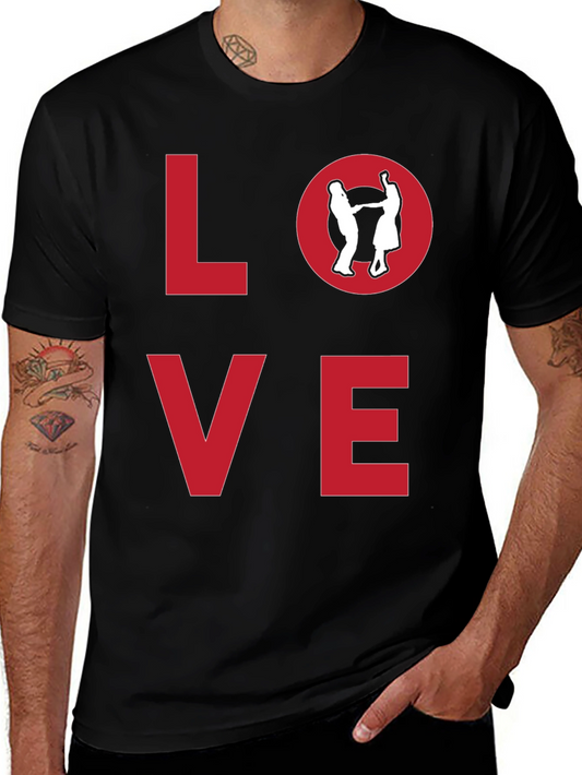Love Dance Graphic T-Shirt - Stylish Casual Wear