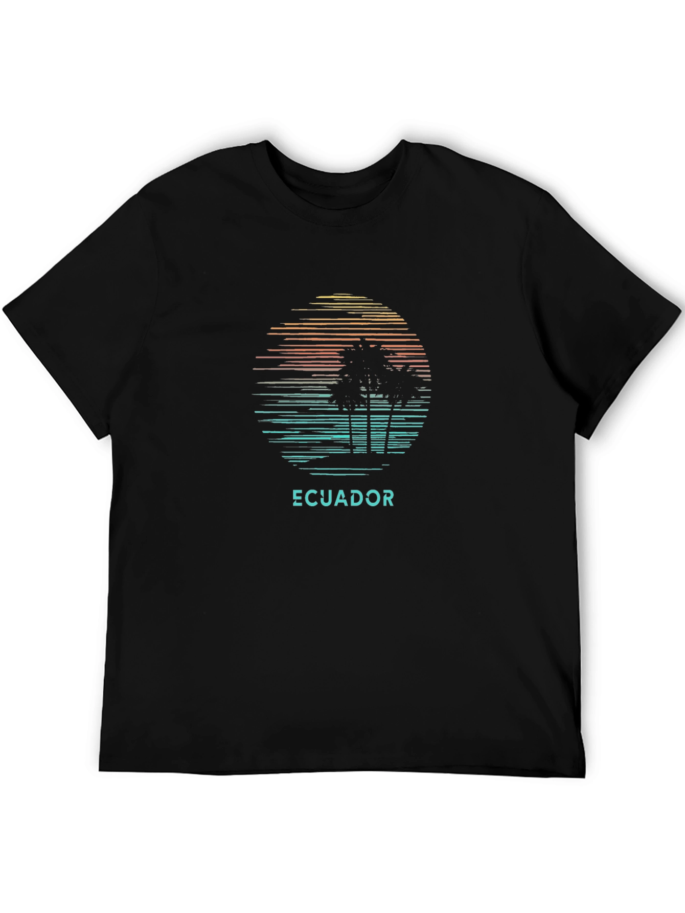 Ecuador Sunset Graphic T-Shirt