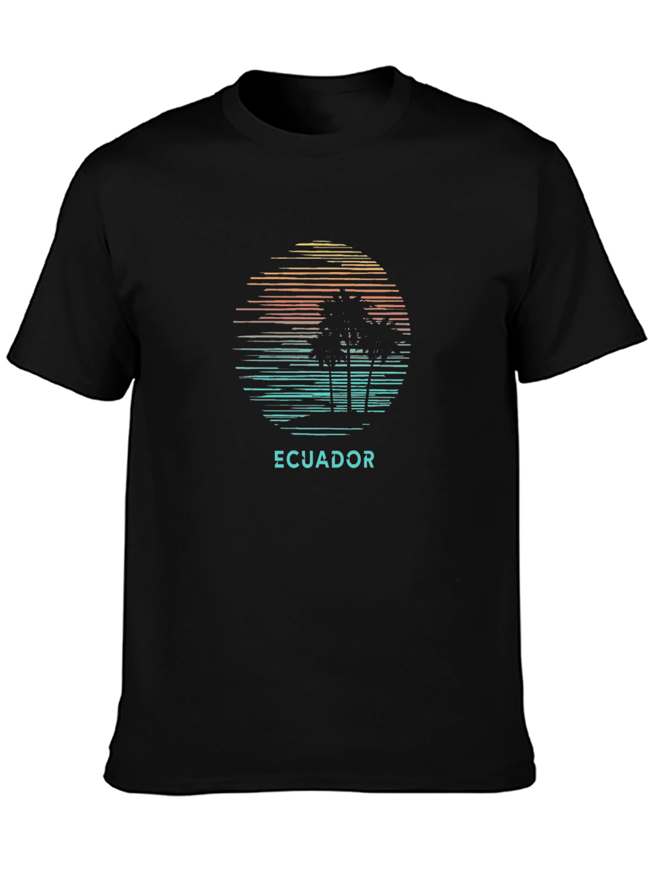 Ecuador Sunset Graphic T-Shirt