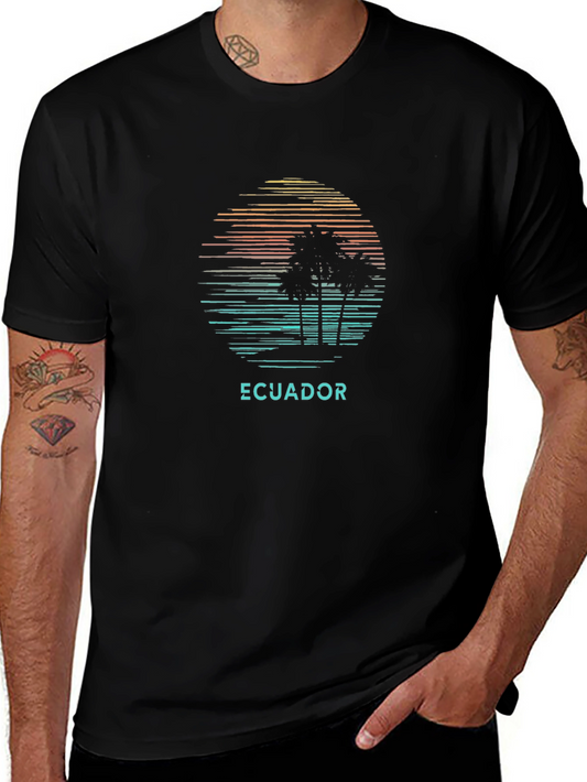 Ecuador Sunset Graphic T-Shirt