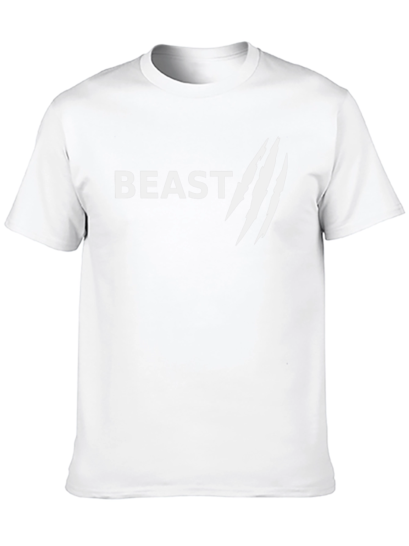 Mens Black T-Shirt - Beast Graphic Tee