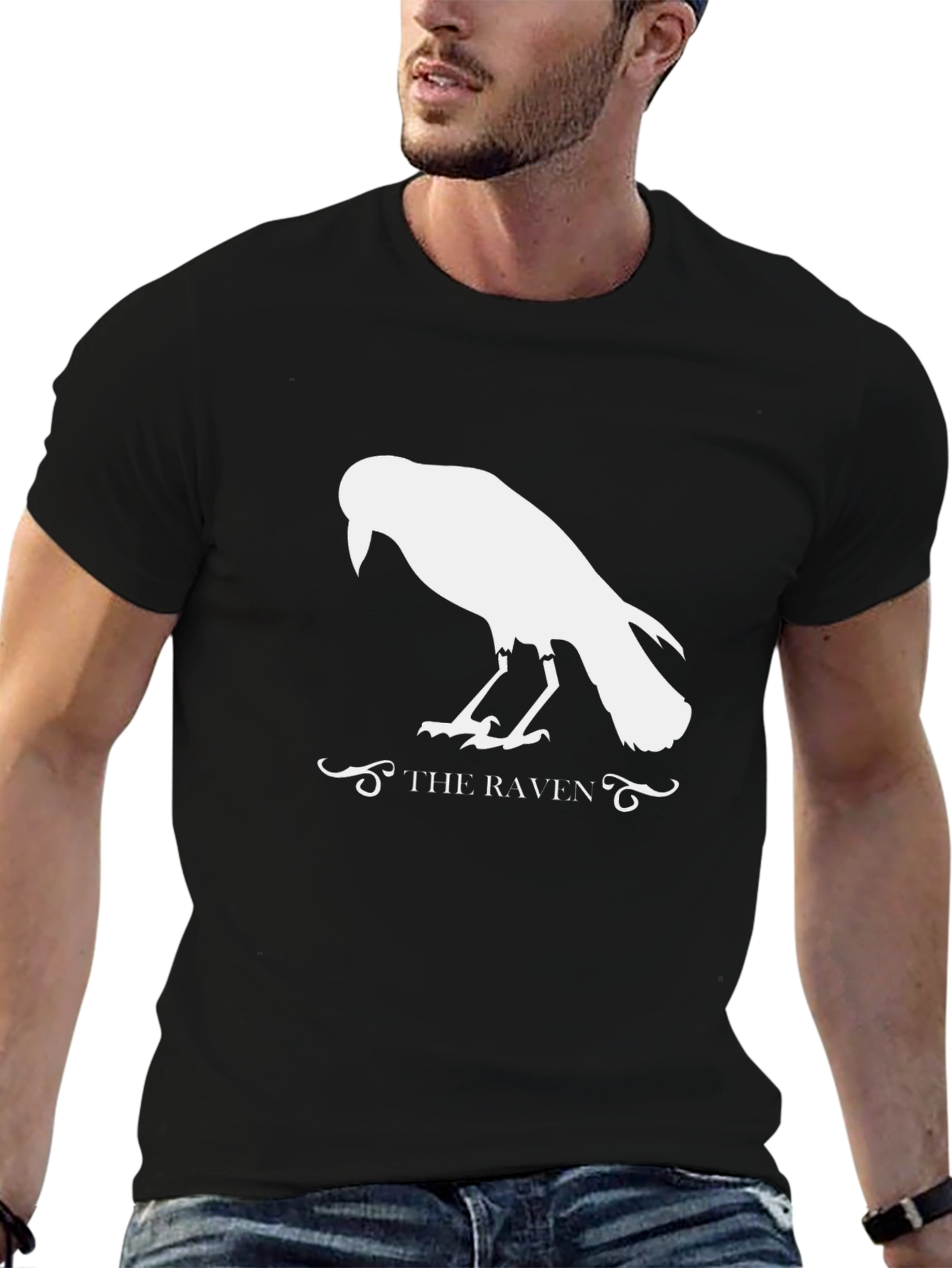 The Raven Graphic T-Shirt - Mens Black Tee