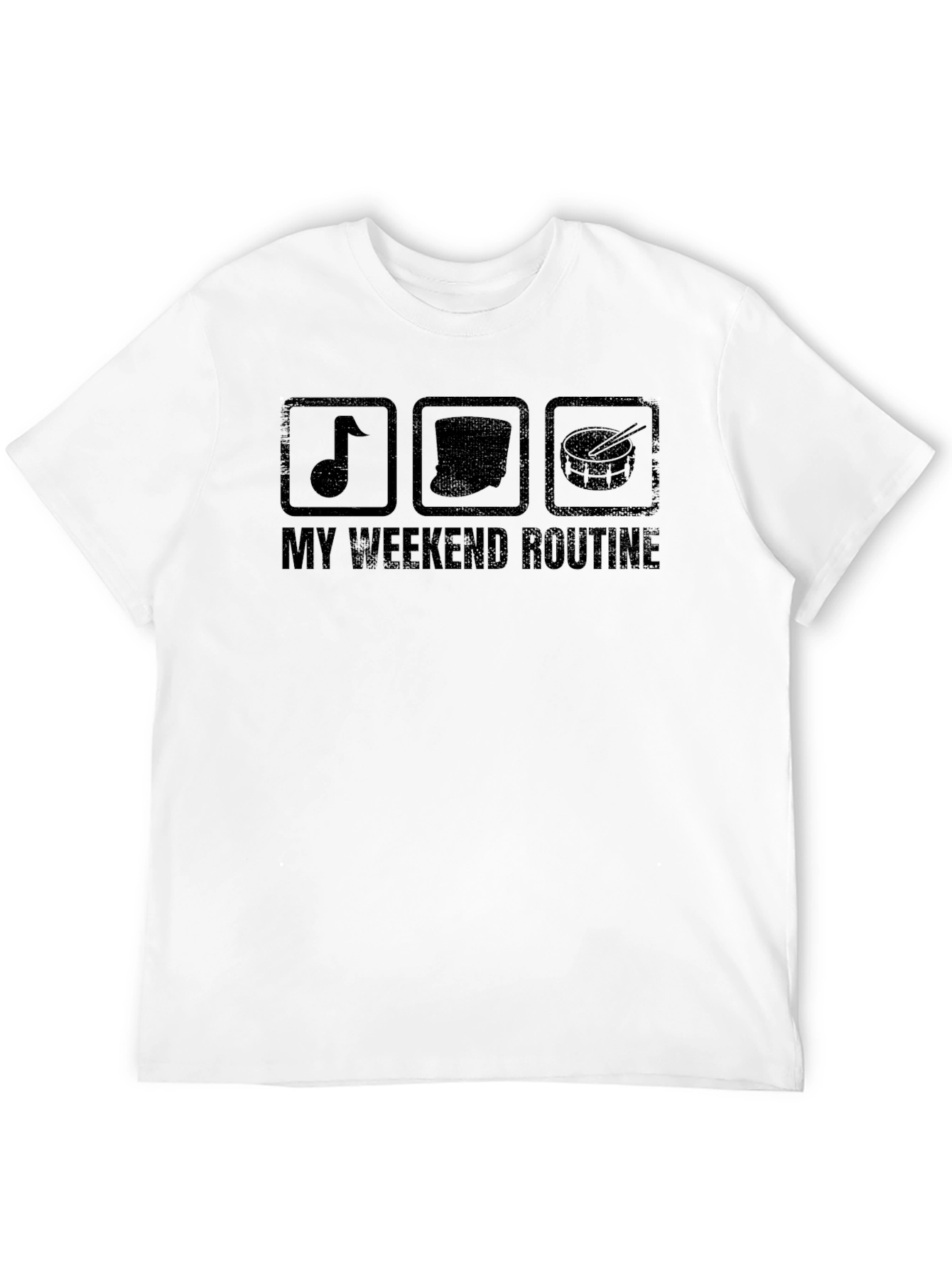 Music & Drumming Weekend Routine Graphic Tee
