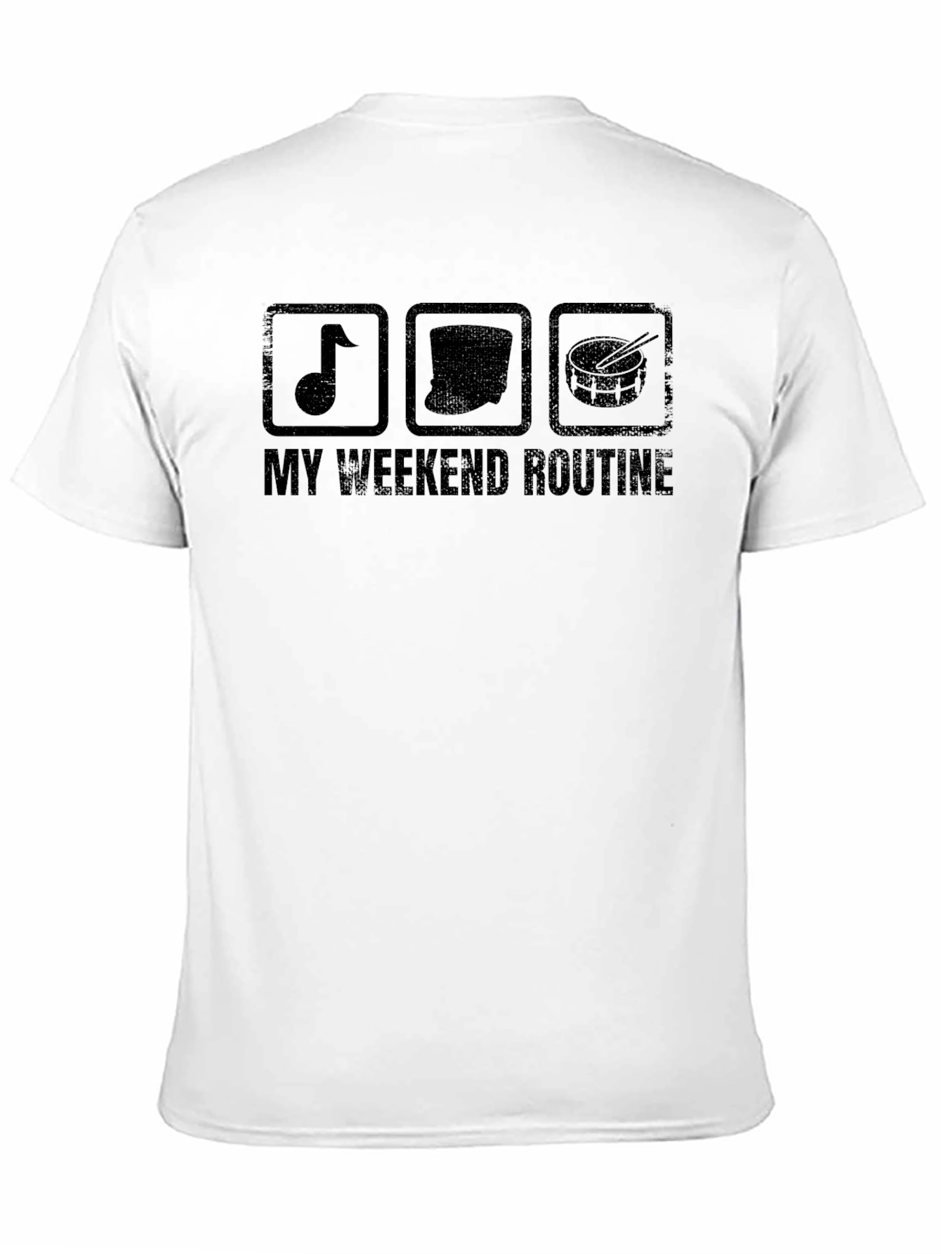Music & Drumming Weekend Routine Graphic Tee