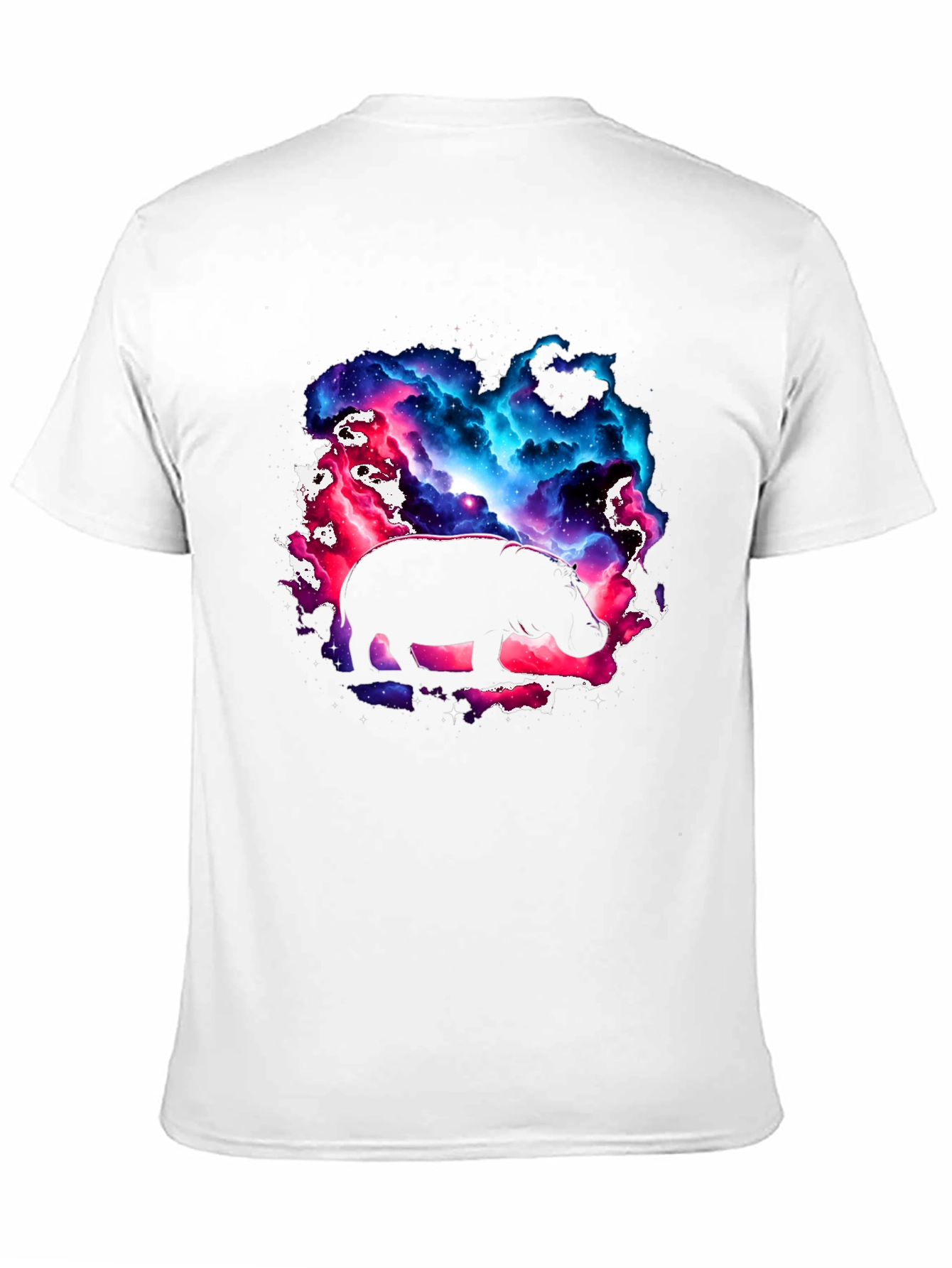 Cosmic Hippo Graphic Tee - Black
