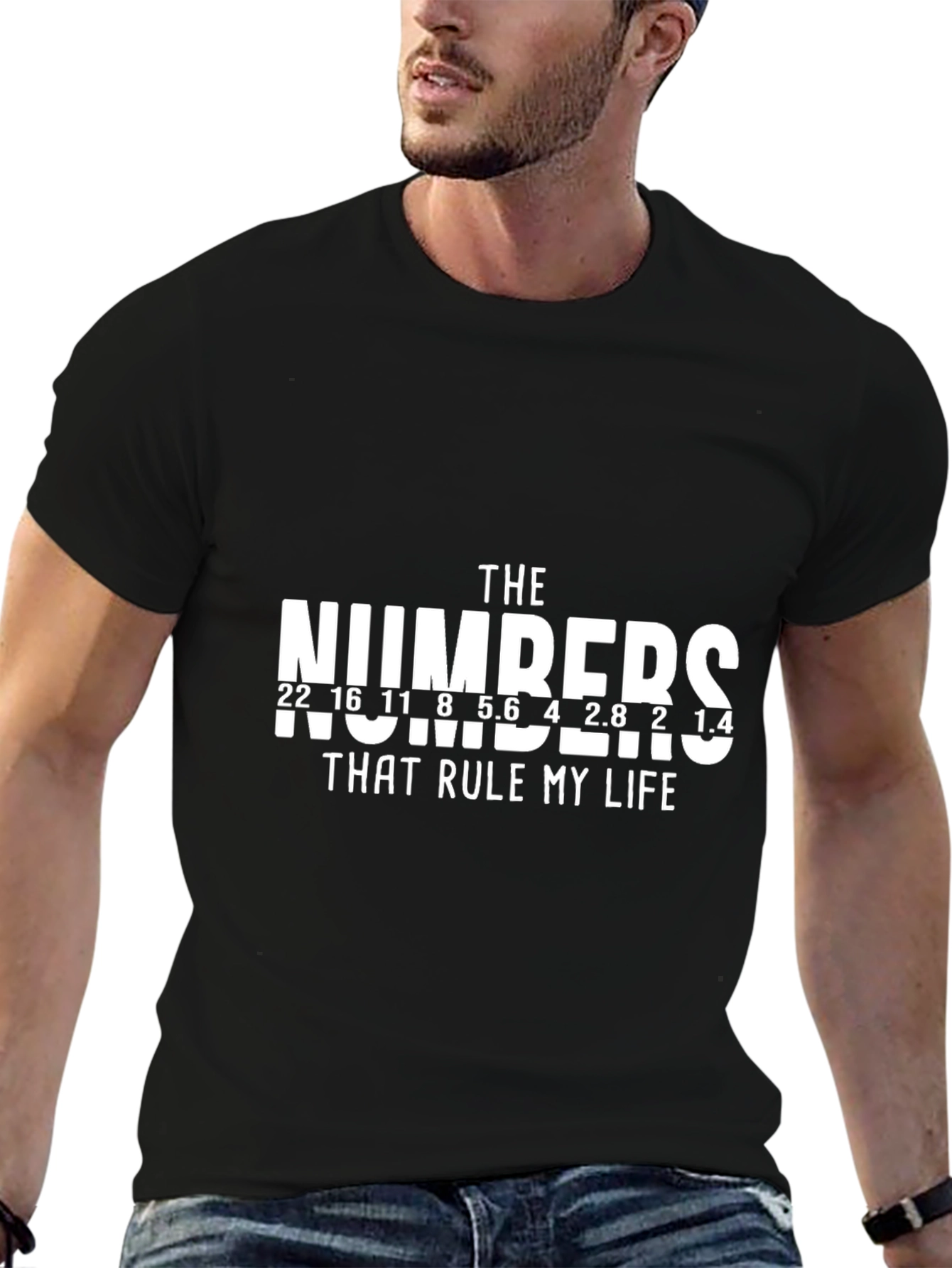 Photographers F-Stop Numbers T-Shirt - Rule Your Life!