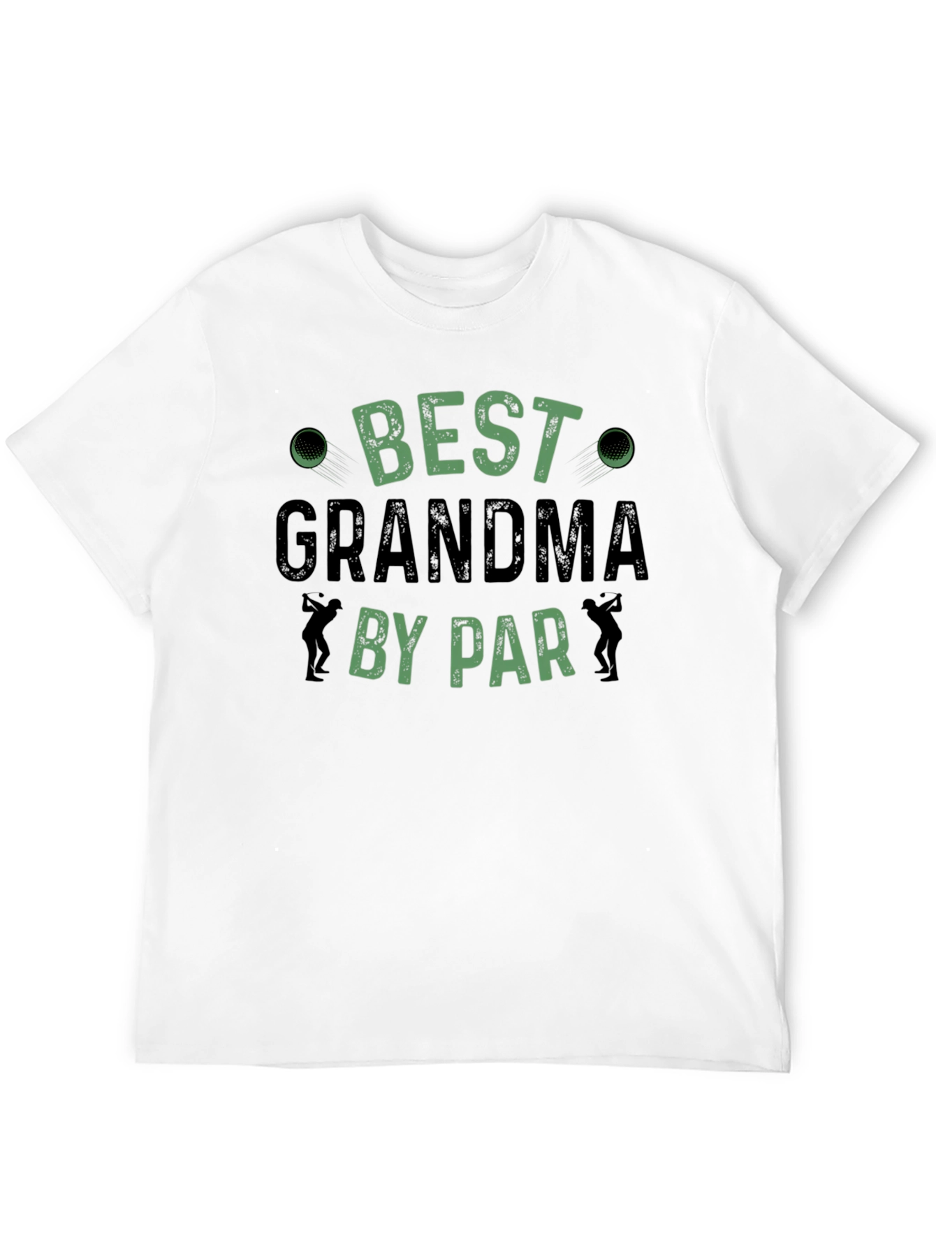 Best Grandma By Par Black T-Shirt