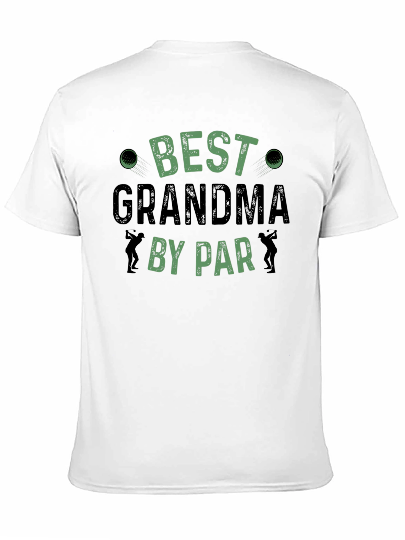 Best Grandma By Par Black T-Shirt