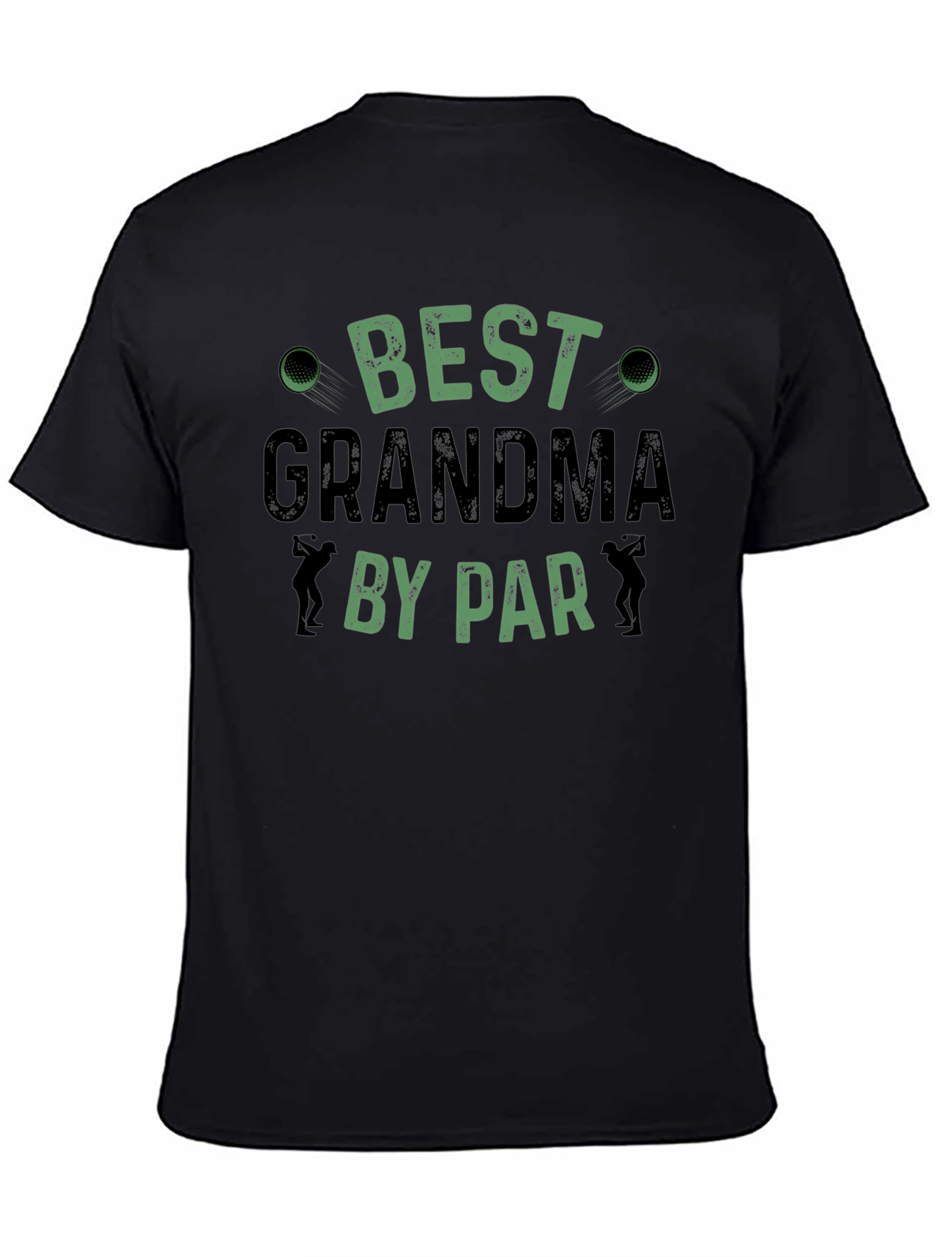 Best Grandma By Par Black T-Shirt