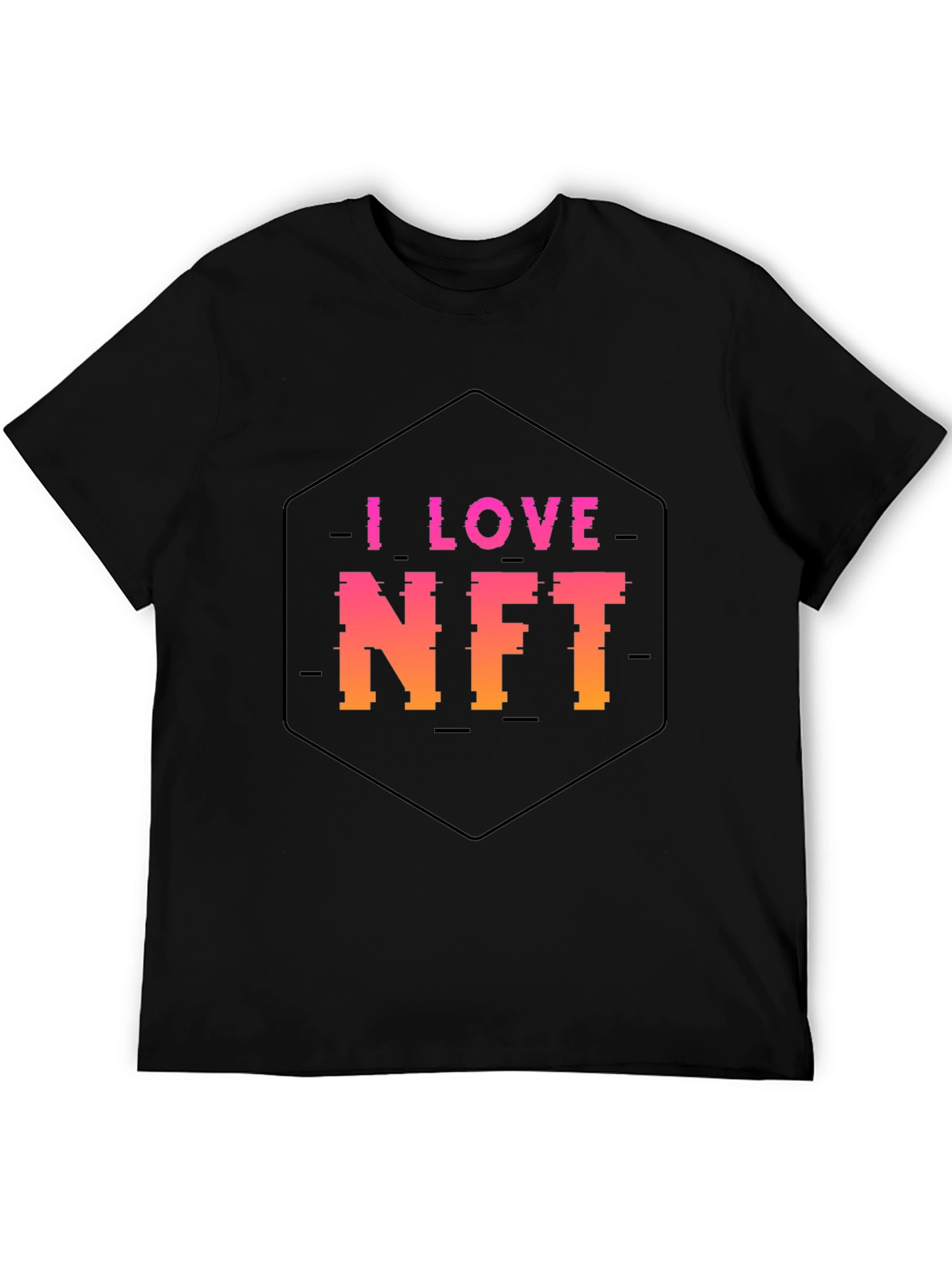 I Love NFT Black T-Shirt
