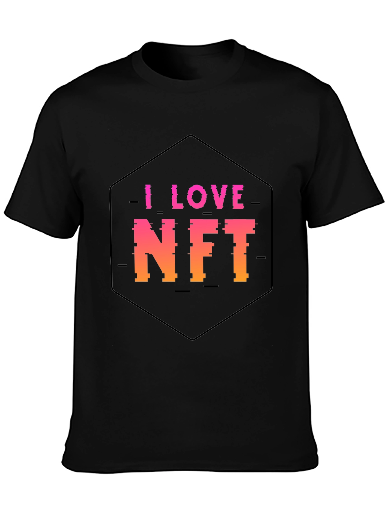 I Love NFT Black T-Shirt