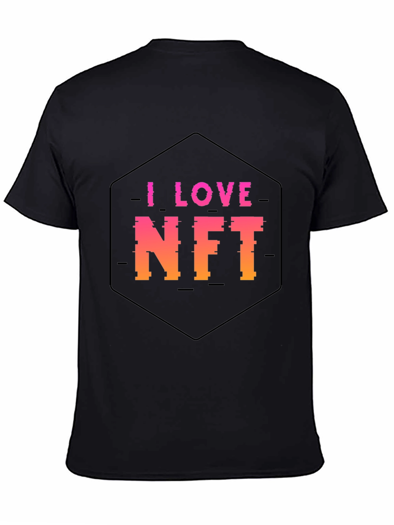 I Love NFT Black T-Shirt