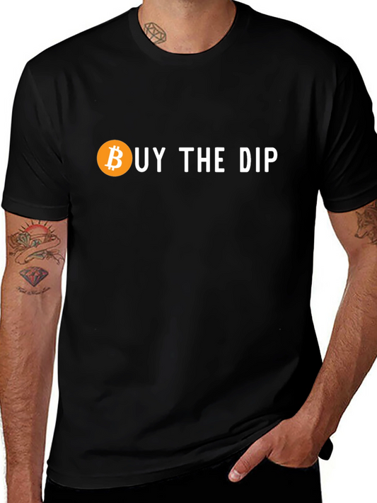 Buy The Dip Bitcoin Crypto Black T-Shirt