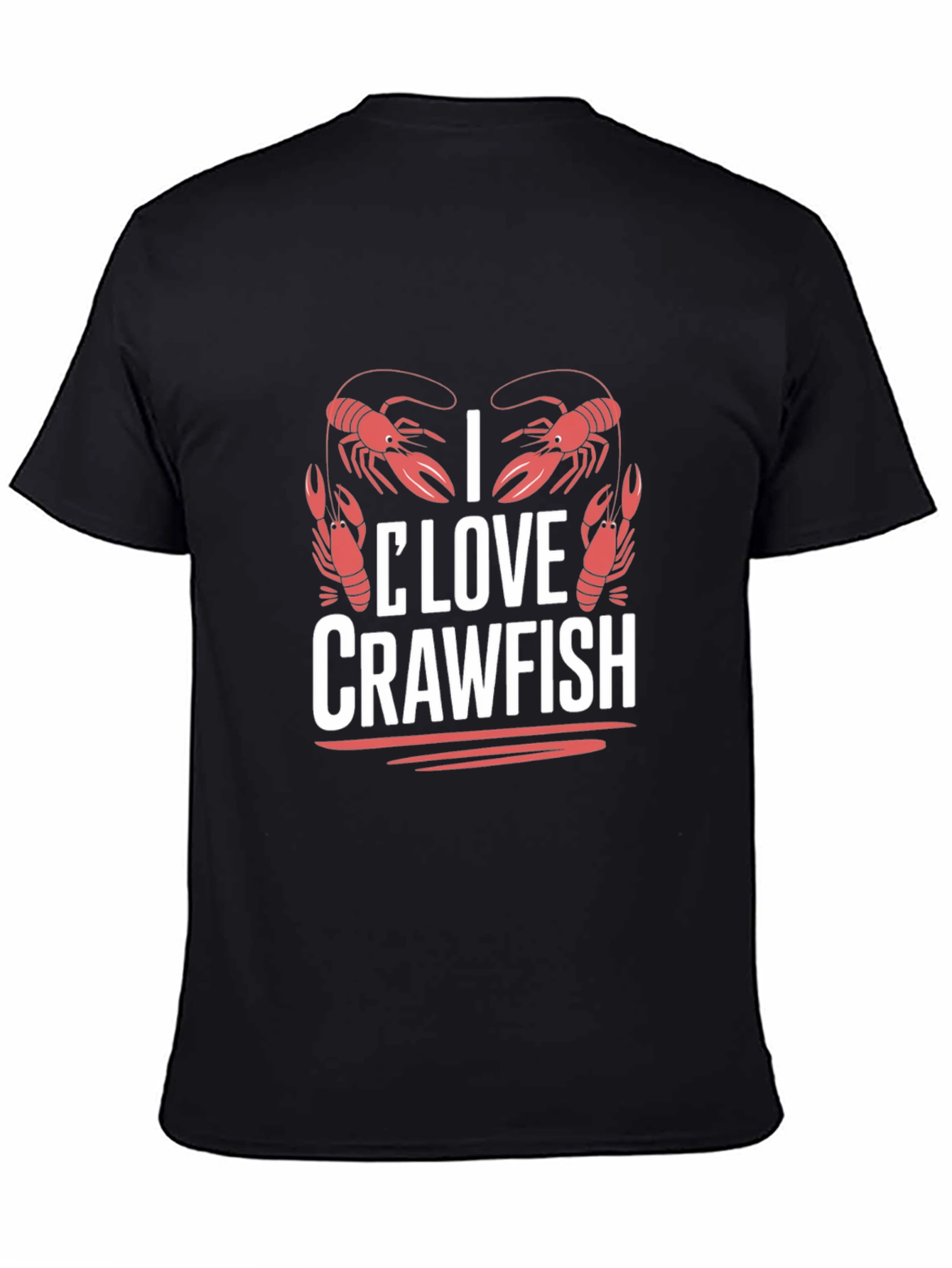 I Love Crawfish Graphic T-Shirt