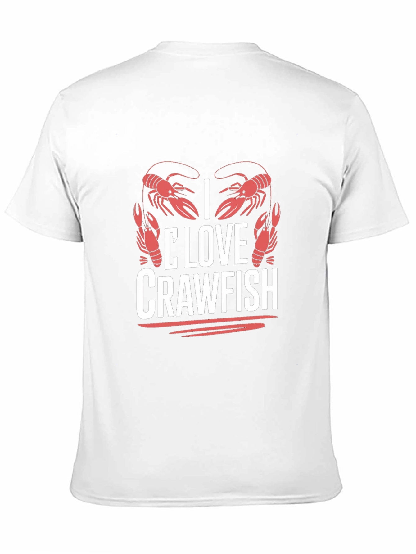 I Love Crawfish Graphic T-Shirt