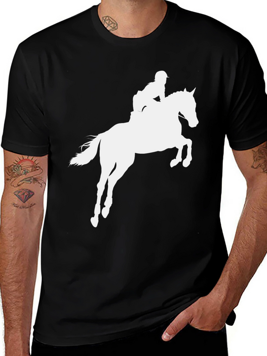 Equestrian Horse Riding Silhouette Tee