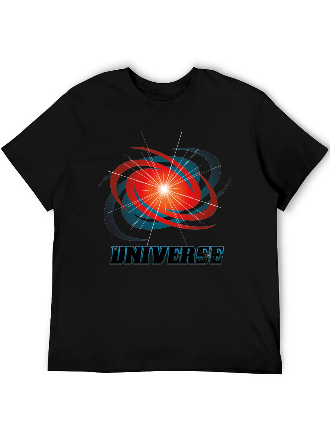 Universe Graphic T-Shirt - Mens Black Tee
