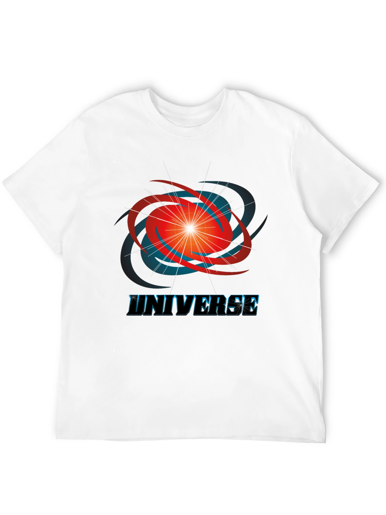 Universe Graphic T-Shirt - Mens Black Tee