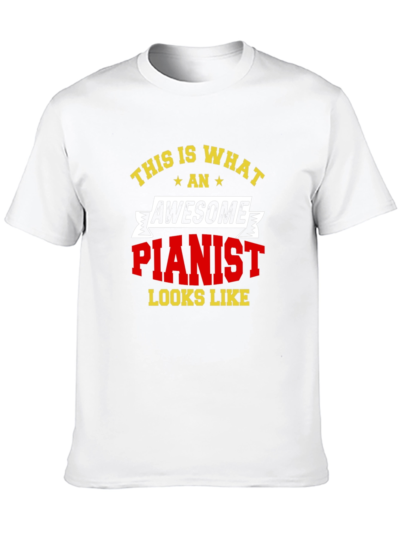 Awesome Pianist T-Shirt - Musician Tee