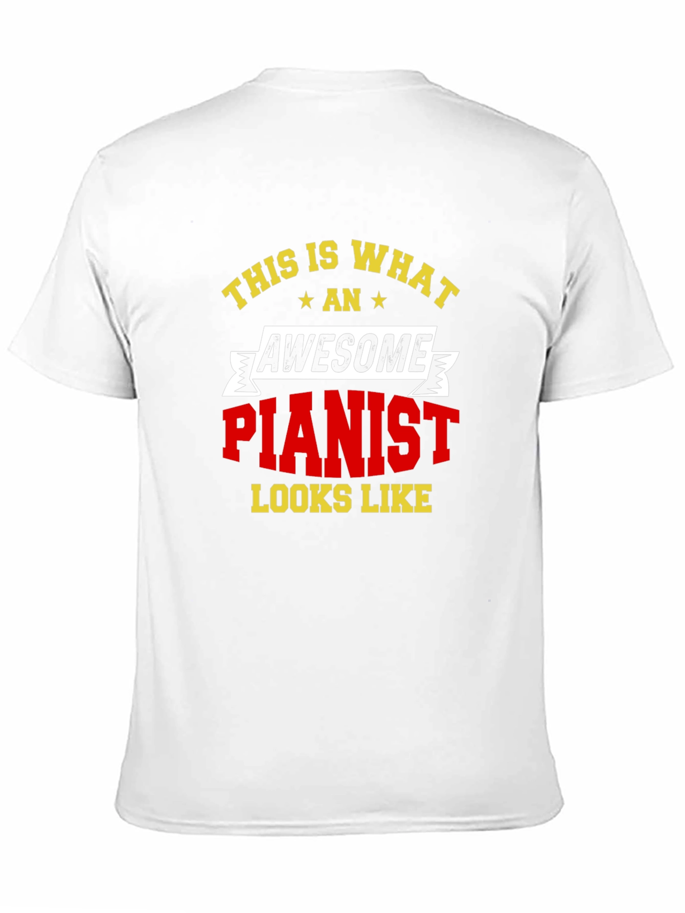Awesome Pianist T-Shirt - Musician Tee
