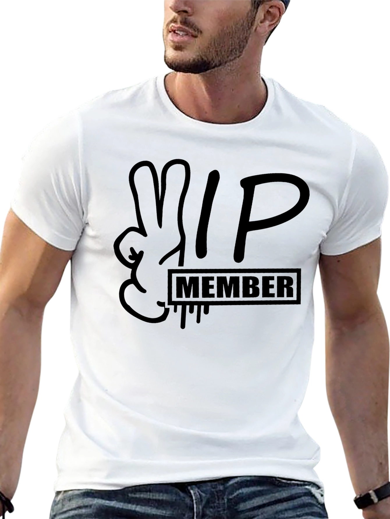VIP Member Graphic Tee - Black T-Shirt