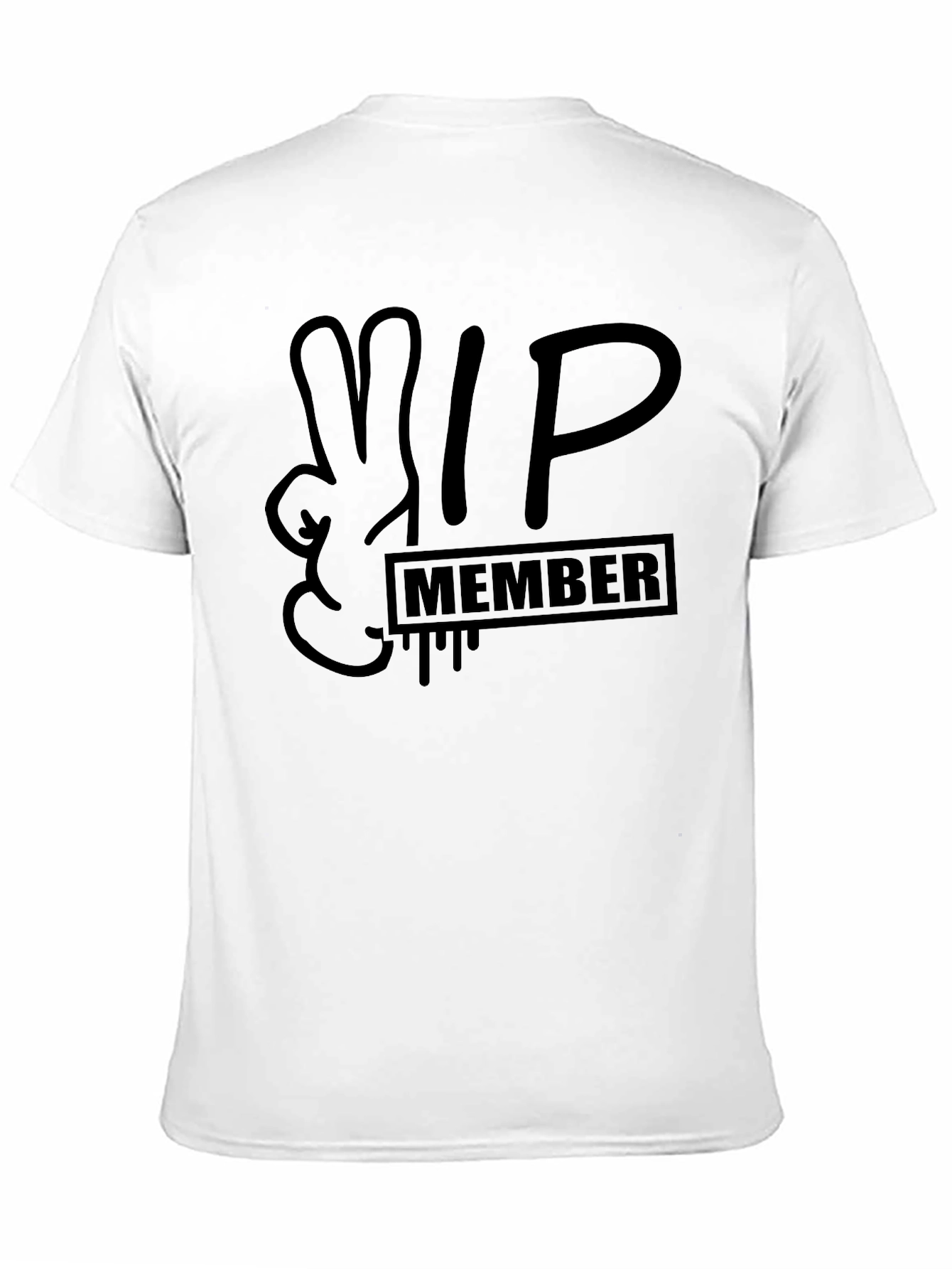 VIP Member Graphic Tee - Black T-Shirt