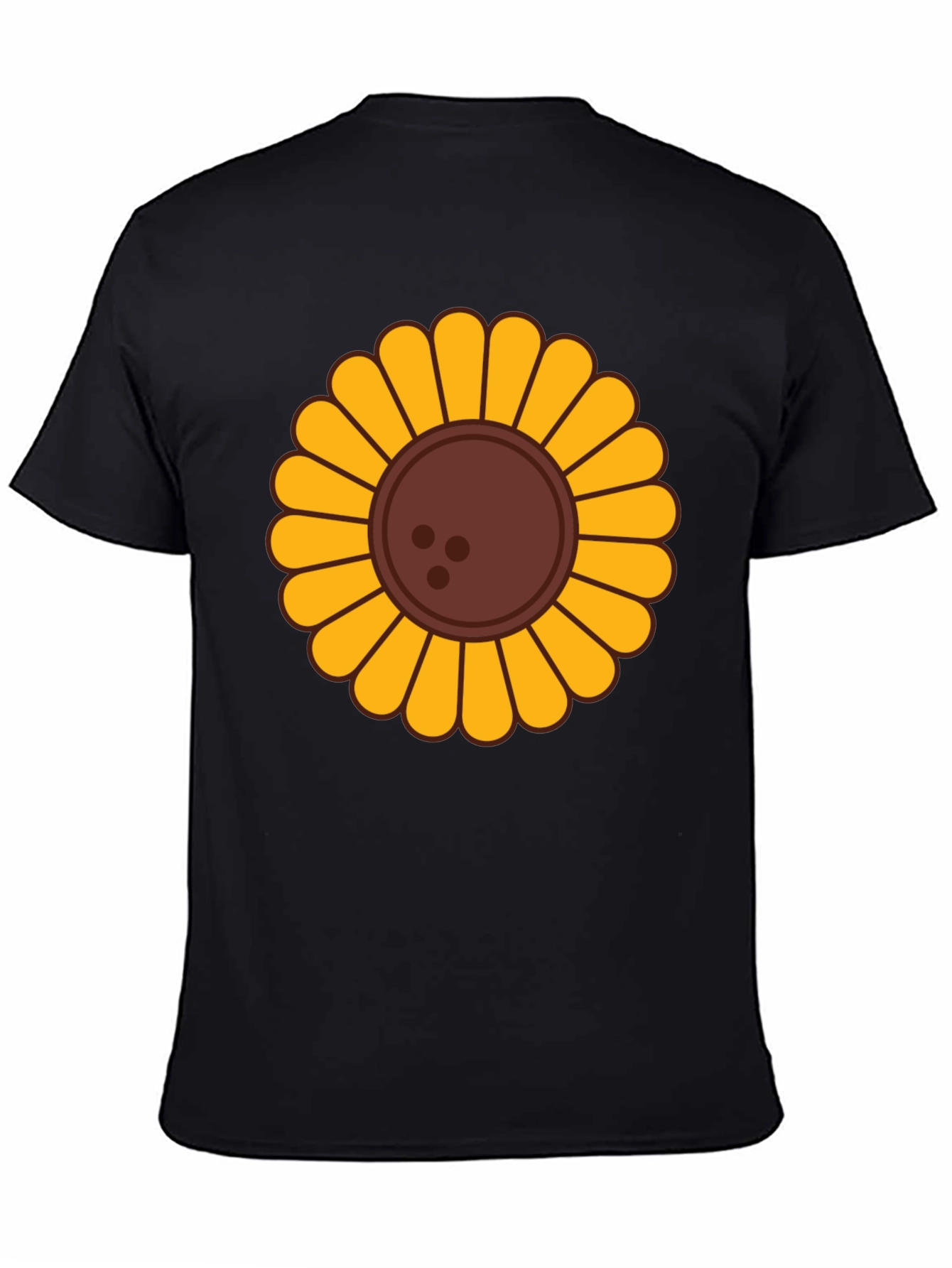 Sunflower Graphic T-Shirt - Unisex Black Tee
