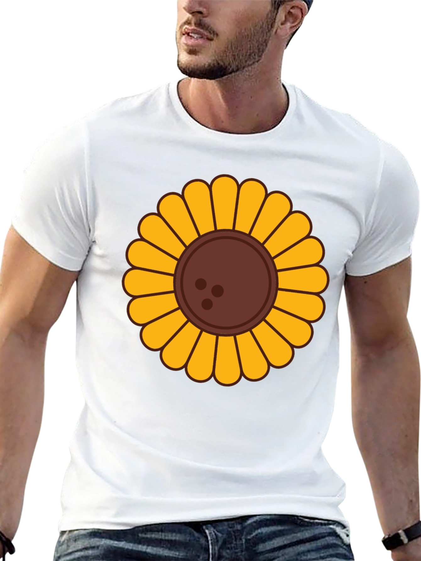 Sunflower Graphic T-Shirt - Unisex Black Tee
