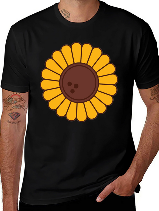 Sunflower Graphic T-Shirt - Unisex Black Tee