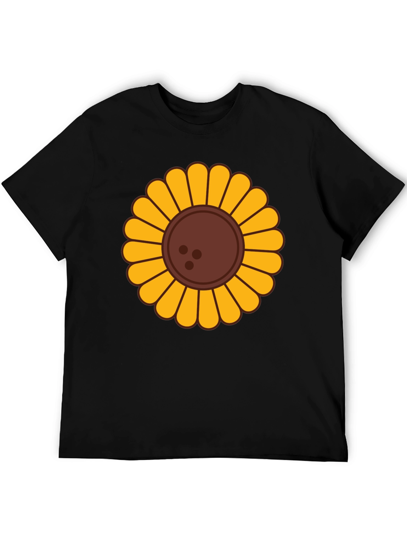 Sunflower Graphic T-Shirt - Unisex Black Tee