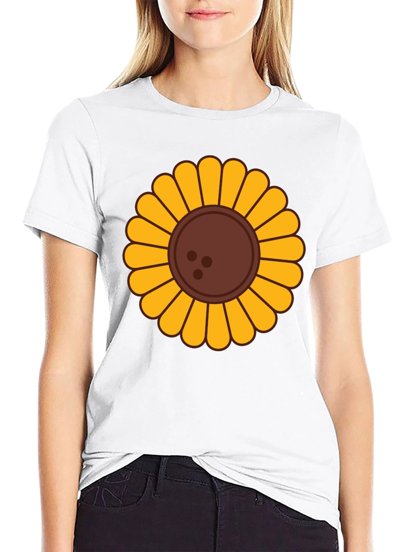Sunflower Graphic T-Shirt - Unisex Black Tee