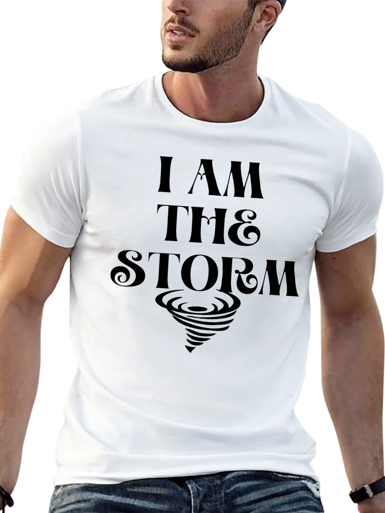 I am the Storm Black T-Shirt
