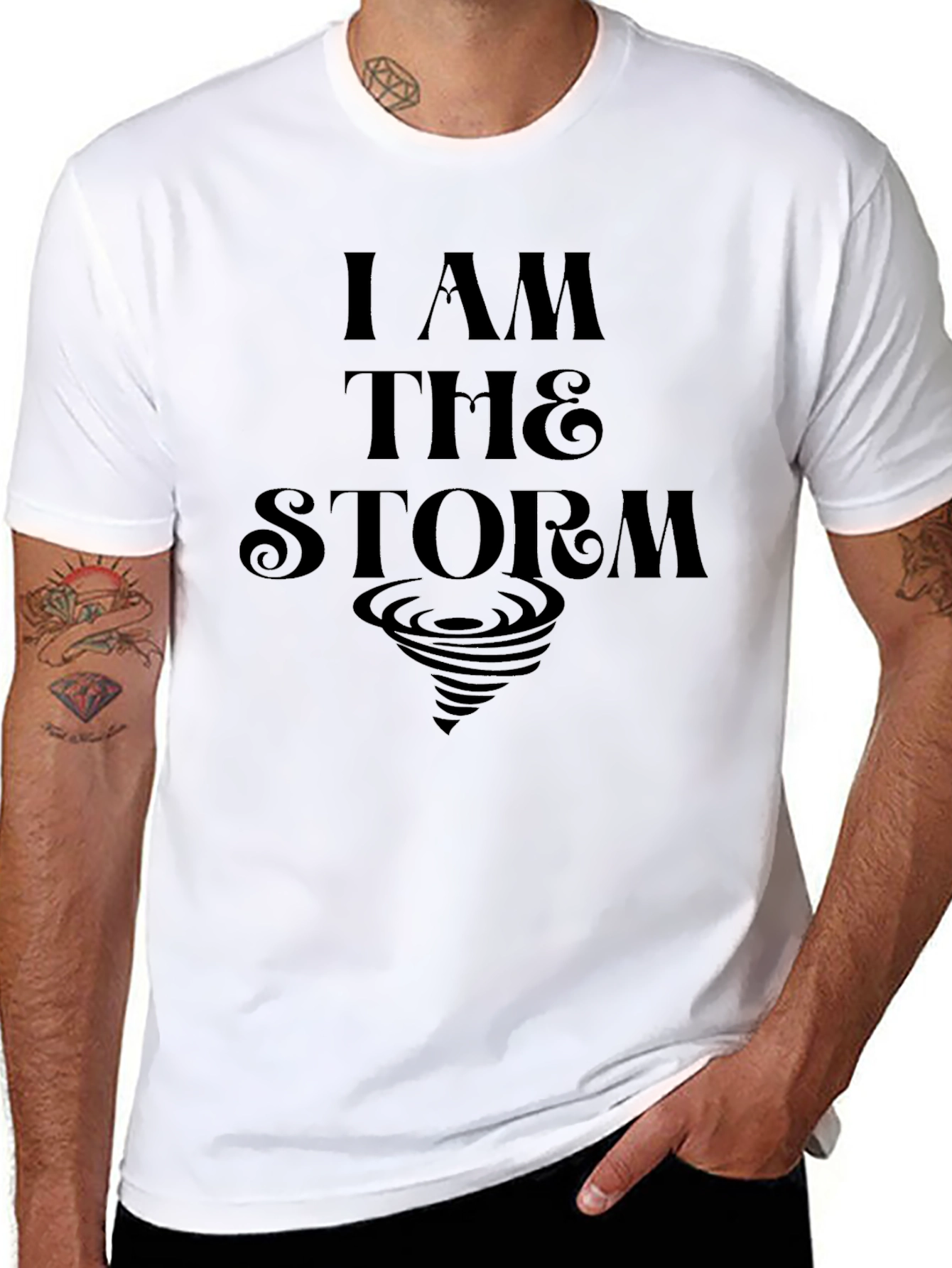 I am the Storm Black T-Shirt