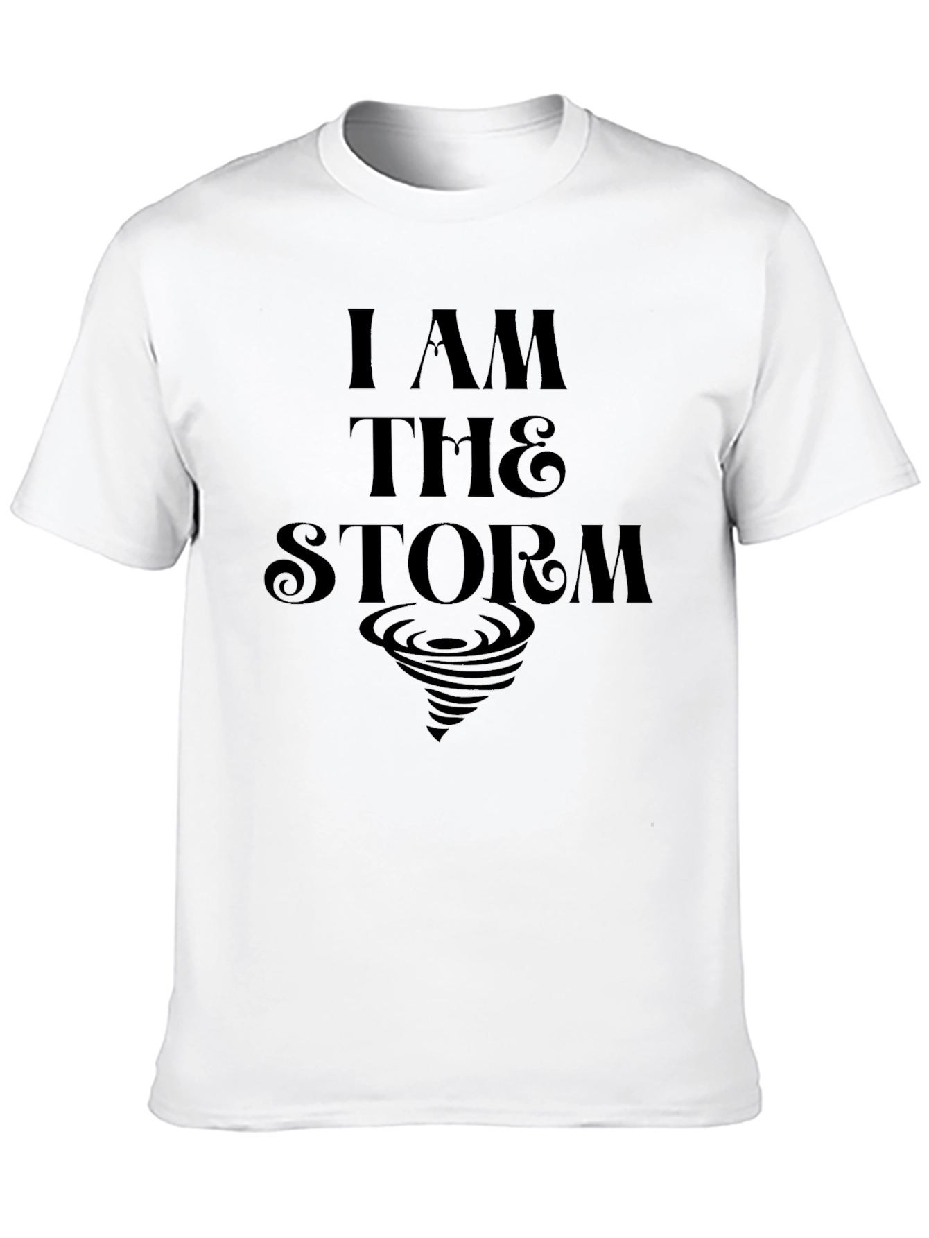 I am the Storm Black T-Shirt