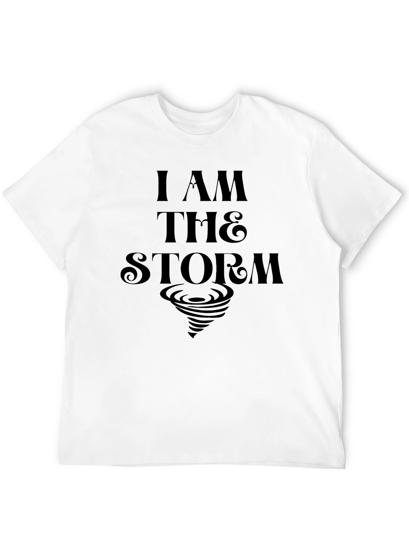 I am the Storm Black T-Shirt