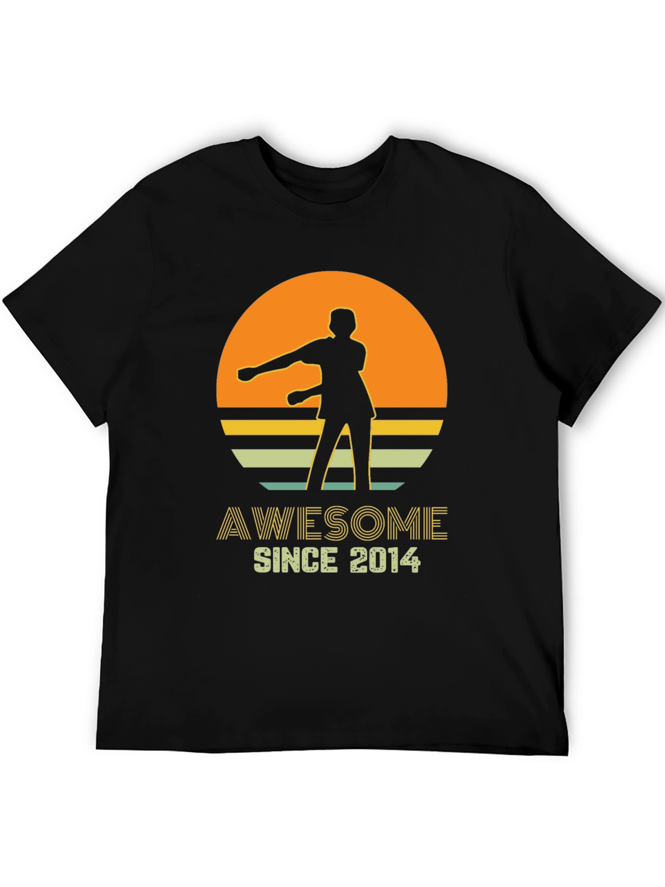 Awesome Since 2014 Retro Style T-Shirt